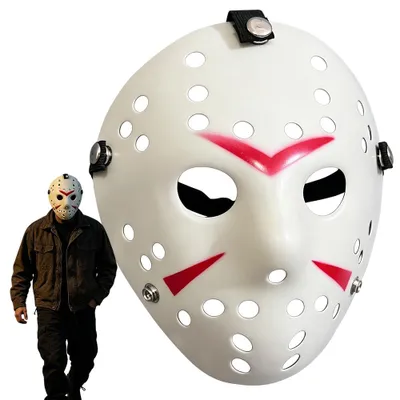 Produktbild von JynkGlyxora Halloween Maske, Horror Kostüm Zubehör, Cosplay Requisiten