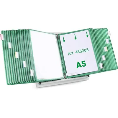 Produktbild von tarifold Sichttafelsystem 435305 DIN A5 grün mit 30 St. Sichttafeln