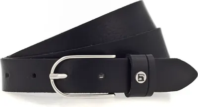 Produktbild von H.I.S Leder Gürtel 25mm Leather Belt W85 Black schwarz