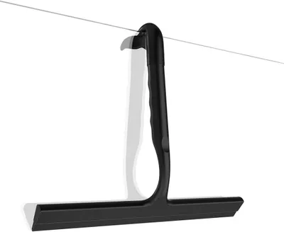 Obrázok produktu pre Stierka do sprchy 25 cm, silikón, protišmyková rukoväť, pre kúpeľňu