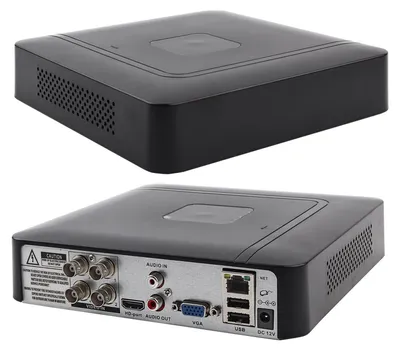 Productafbeelding van Videorecorder Beveiligingssysteem - 4-Kanaals 4CH CCTV - 8 TB Opslag - HDMI USB VGA Aansluiting - Voor AHD CVI TVI DVR Camera's