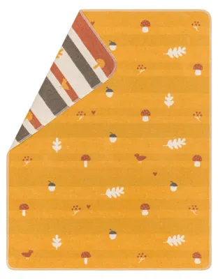 Produktbild von FUSSENEGGER Babydecke Forest Friends gold 617443 9007213228529