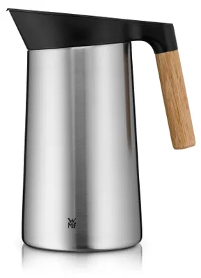 Produktbild von WMF 32.0101.7953, Karaffe, 1 l, Schwarz, Edelstahl, Edelstahl, Kunststoff, 12 h