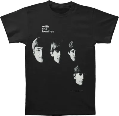 Image de The Beatles - T-shirt pour femme RO1975 (XS) (Noir)