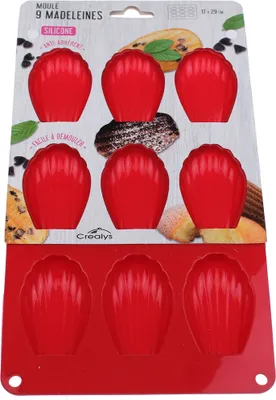 Produktbild von CREALYS - CREALYS Silikonform  für 9 Madeleines - 513006