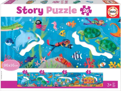 Produktbild von Educa Puzzle Unterwasserwelt 26 Teile lehrreiches Kinderspiel