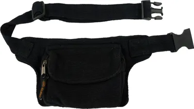 Produktbild von Gürteltasche, Festival Bauchtasche - Schwarz, Uni - Erwachsene, Baumwolle, 14*17*5 cm, Festival- Bauchtasche Hippie