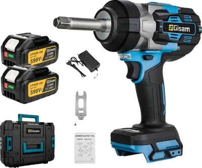 Produktbild von Schlagschrauber, 2800 N·m Drehmoment, bürstenloser Motor, 2 Batterie Kunststoffbox