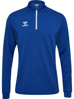 Image de Hummel Hmlauthentic Half Zip Sweatshirt Herren blau Gr XL