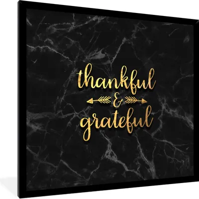 Produktbild von MuchoWow® Gerahmtes Poster Zitat - Sprichwörter - Gold - Marmor 40x40 cm - Poster mit Schwarzem Bilderrahmen Wandposter Rahmen Foto Bilder - Mit Rahmen - Wanddekoration Schlafzimmer