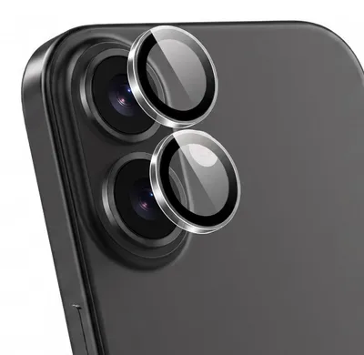 Produktbild von Force Glass, Kamera Panzerglas für iPhone 17 / 16 / 16 Plus stoßfest, Transparent