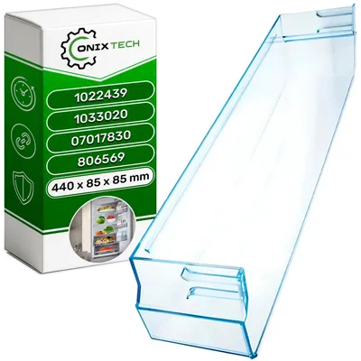 Kühlschrank-Tür-Ablage 440x85x85 mm Ersatz für Amica u.a.