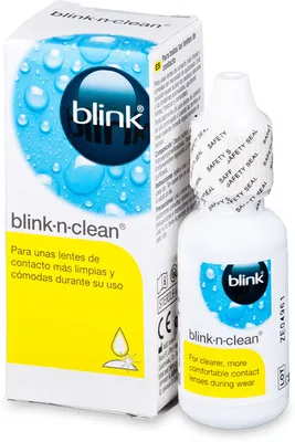 Produktbild von Johnson & Johnson Blink-N-Clean Augentropfen für Kontaktlinsen, befeuchtend, reinigend & erfrischend, 15 ml