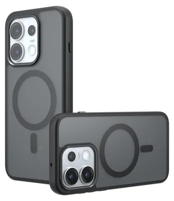 Obrázok produktu pre Techsuit – Kryt PureFrost MagSafe pre Oppo Reno16 – matná čierna farba