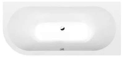 Produktbild von Polysan VIVA R Asymmetrische Badewanne 175x80x47cm, rechts, weiß matt
