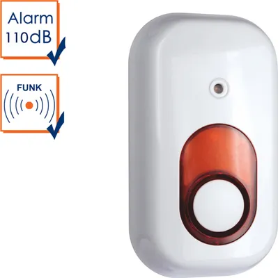 Produktbild von SMART HOME Innensirene für Elro Alarmanlage AG4000 mit Handy App Alarmgeber