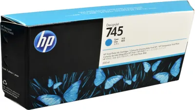 Produktbild von HP 745 DesignJet Druckerpatrone Cyan, 300 ml, HP DesignJet Z2600 PostScript-Drucker, HP DesignJet Z5600 PostScript-Drucker, Thermal Inkjet, Cyan, Singapur, 283 mm, 41 mm