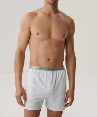 Produktbild von Boxershorts Atlantic mit modal und Baumwolle in Weiß XXL