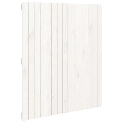 Obrázok produktu pre vidaXL Nástenné čelo biele 95,5x3x110 cm Masívne borovicové drevo