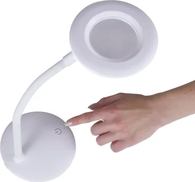 Produktbild von LED Lupenlampe Lupenleuchte 3x Vergrößerung 1200mAh Li-Io Akku ca. 2,5 Laufzeit 3-stufig Dimmbar