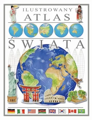 Zdjęcie produktu dla Ilustrowany atlas świata. Kolorowanka dla dzieci