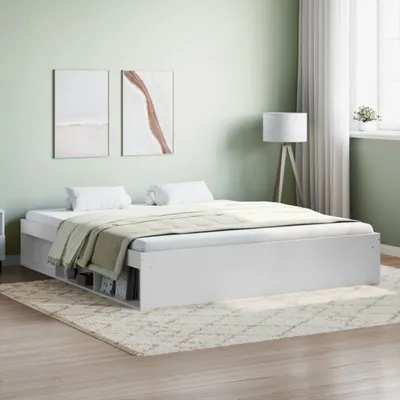 Obrázek produktu pro Maison Exclusive – postelová konstrukce, bílá, 180 × 200 cm