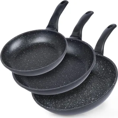 Obrázek produktu pro Orion | Sada pánví - 20/24/28 cm - s nepřilnavým povrchem - vhodné na indukci - 3 kusy