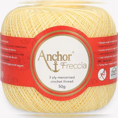 Obrázok produktu pre Anchor Freccia 20 - Jemná bavlnená priadza na čipkovanie a háčkovanie (farba 00300)