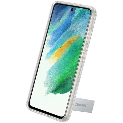 Zdjęcie produktu dla Etui ochronne Samsung Clear Standing Cover, do Galaxy S21 FE, przezroczyste