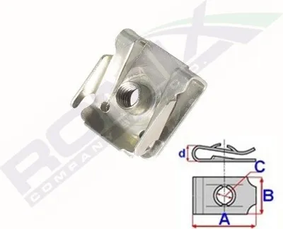 Immagine prodotto di 10x ROMIX C70466 Clip