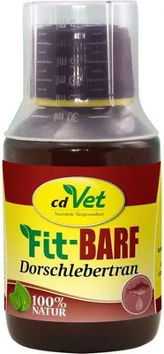 Produktbild von cdVet Fit-BARF Dorschlebertran 100 ml