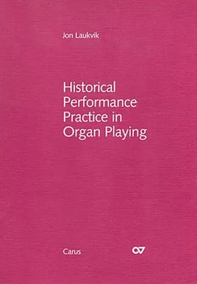 Produktbild von Historical Performance Practice in Organ Playing, 3 Teile. Vol.1