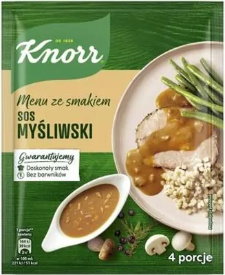 Zdjęcie produktu dla Knorr Menu ze smakiem Sos Sos borowikowy 37 g