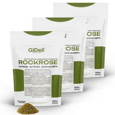 Produktbild von Cistus Incanus Tee 3kg Zistrosenkraut Polyphenole Naturrein Zistrosentee GiDeli