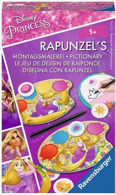 Produktbild von Ravensburger Rapunzels Montagsmalerei, Brettspiel, Trivia, 5 Jahr(e), 10 min