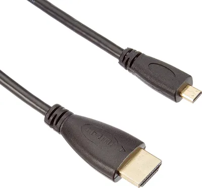 Produktbild von SYSTEM-S Micro HDMI Stecker auf Standard HDMI Buchse Kabel 150cm