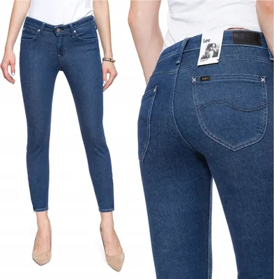 Produktbild von LEE, Damen Jeanshose, Skinny fit, SCARLETT, W26 L33, Blau, Jeans, baggyjeans, buggy