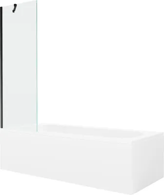 Zdjęcie produktu dla Mexen Vega Wanna 180x80 z Obudową i Parawanem 60 cm, Czarna