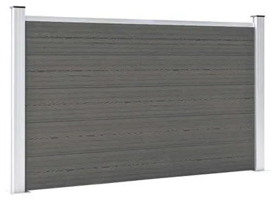 Produktbild von vidaXL Gartenzaun WPC 180×105 cm Grau