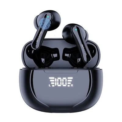 Produktbild von Kabellose Bluetooth 5.3-Ohrhörer mit KI-Übersetzung, Ohrhörern mit Geräuschunterdrückung, IP7-Wasserdichtigkeit und LED-Anzeige