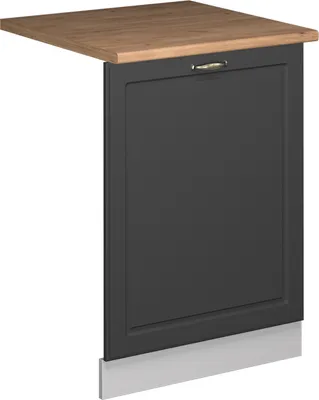 Produktbild von Geschirrspülblende Vicco Fame-Line Anthrazit-Gold 60 cm , AP Eiche, Model 55298