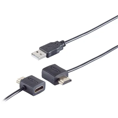 Produktbild von HDMI Strom Einspeiseweiche Strom-Einspeiseadapter USB auf HDMI Kabel