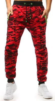 Produktbild von Dstreet Herren-Jogginghosen Changi rot XL