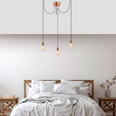 Immagine prodotto di Opviq, Kabluni - MR - 912, lampadario, rame, metallo, 96 x 6 x 102 cm
