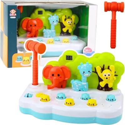 Immagine prodotto di Gioco Animali Whack-A-Mole colore martello da banco