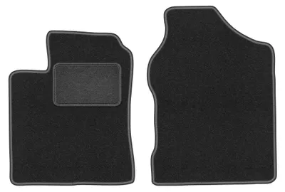 Produktbild von Velours-Fußmatten Vorne für Daihatsu Trevis 2006-2009 (Schrägheck) – 2-tlg, Graphit, passgenau – Wielganizator LUX