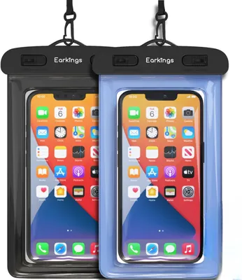 Imagen del producto de Carcasa impermeable y transparente para teléfonos inteligentes, con cierre seguro, ideal para deportes acuáticos
