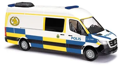 Immagine prodotto di Busch 52630 - H0 - Mercedes-Benz Sprinter passo lungo, Polis - Nuovo