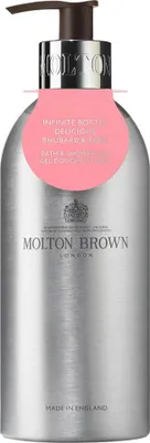 Zdjęcie produktu dla Molton Brown Delicious Rhubarb and Rose Żel do kąpieli i pod prysznic Infinite Bottle 400ml