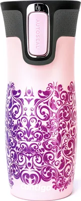 Produktbild von ContiGo! WEST LOOP Thermobecher mit Muster rosa 470 ml